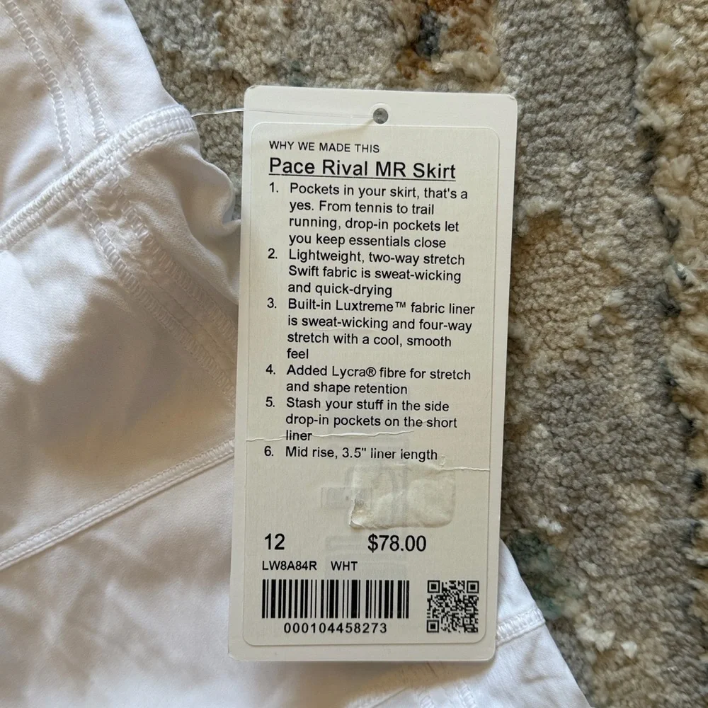 Lululemon pace rival skirt - Picture 3 of 3